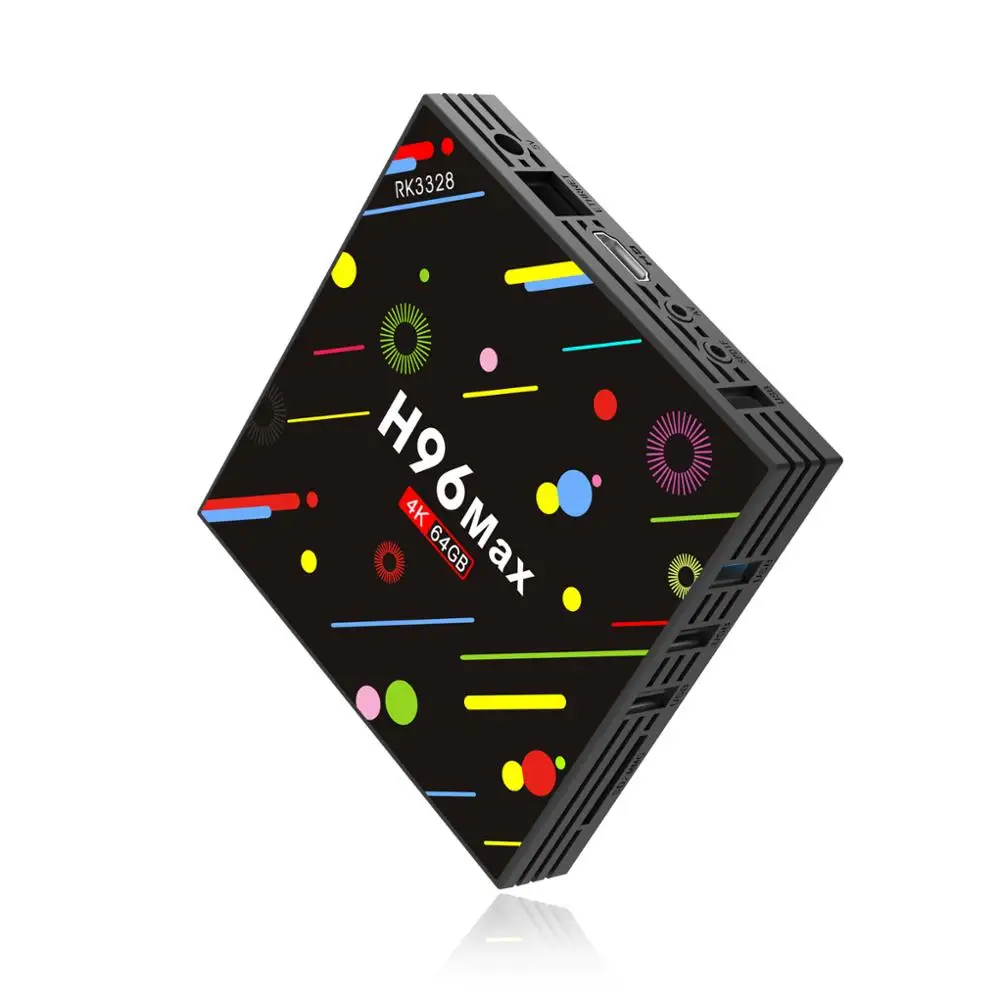 H96 MAX новейший RK3328 Четырехъядерный 4 Гб RAM 64 ROM Android 7 1 TV BOX H2 4K BT4.0 VP9 HDR10 медиаплеер |