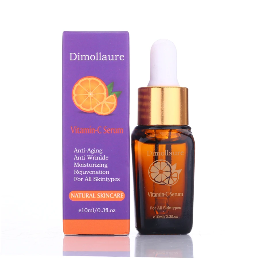 

Dimollaure Vitamin C Serum Remove Acne Pimples Anti Aging Melanin Whitening Moisturzing Face Care Hyaluronic acid Essence