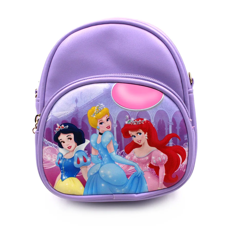 disney мини-платье принцессы дети мешок девочка рюкзак из искусственной кожи мобильный телефон с мультяшками сумка женская сумка ребенок детский сад мешок