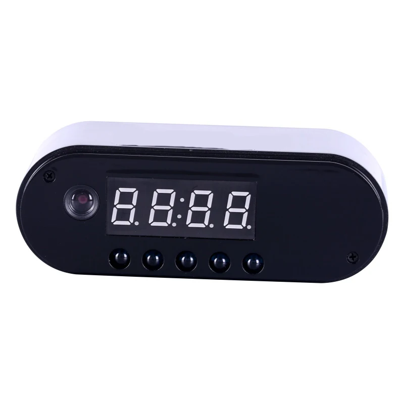 Настольные часы камера с будильником HD 1080P мини ИК ночное видение Wi Fi IP DV DVR