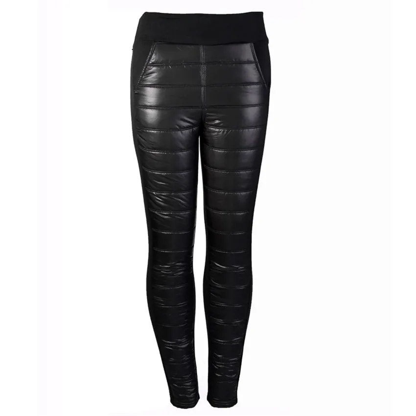 Новые зимние женские хлопковые брюки-карандаш брюки с высокой талией длинные
