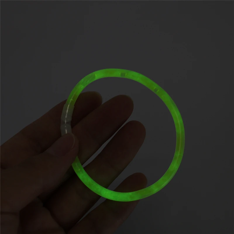 100 шт. детское рождественское праздничное неоновые Glowstick световая палочка
