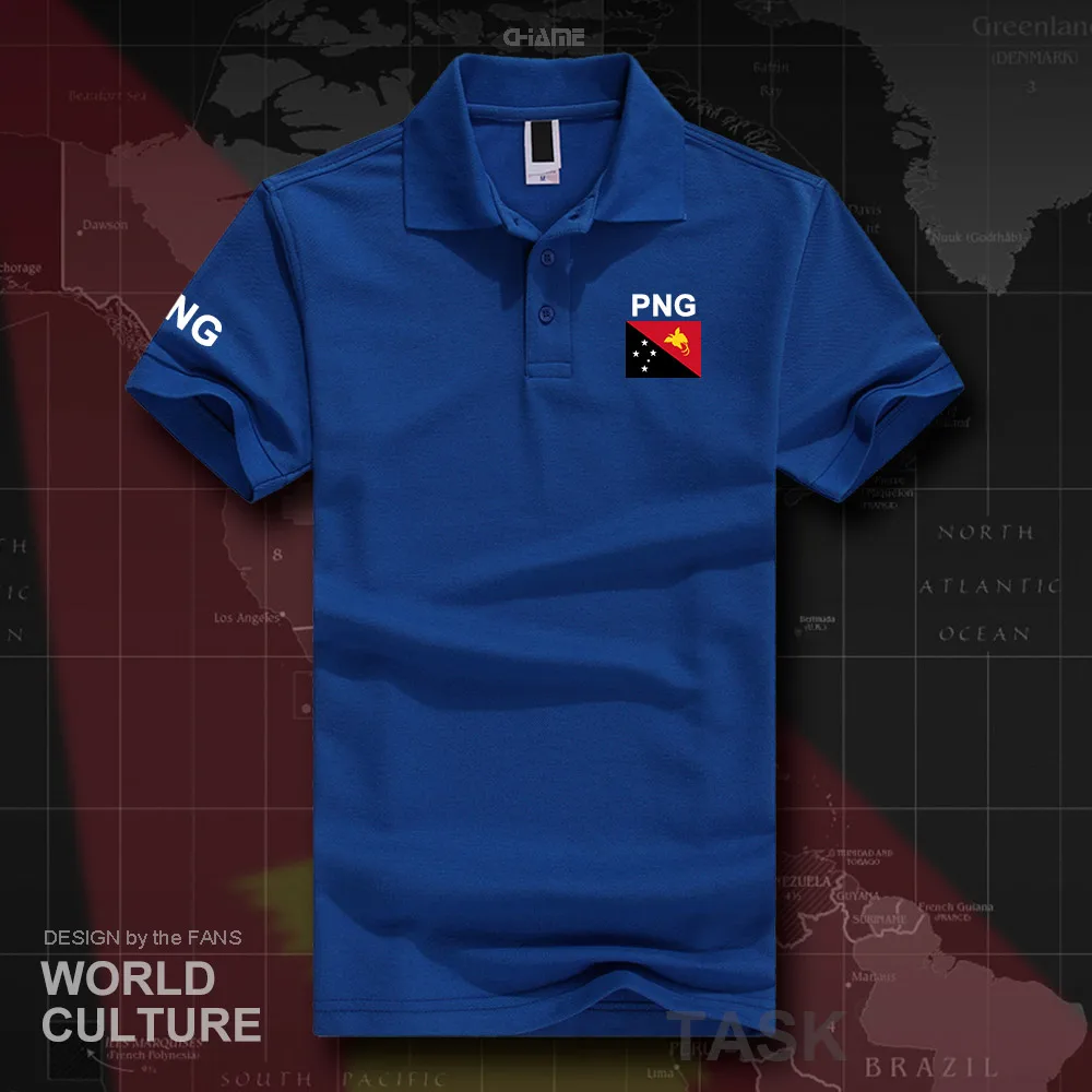 

Рубашка-поло Niugini Niu Gini мужская с короткими рукавами, хлопок 2017, белая, с принтом в стране, Новая Гвинея