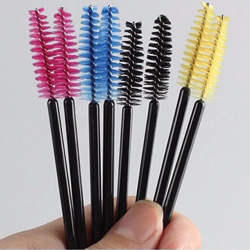 100 шт. кисти для ресниц и бровей аппликатор макияжа одноразовые наращивания набор