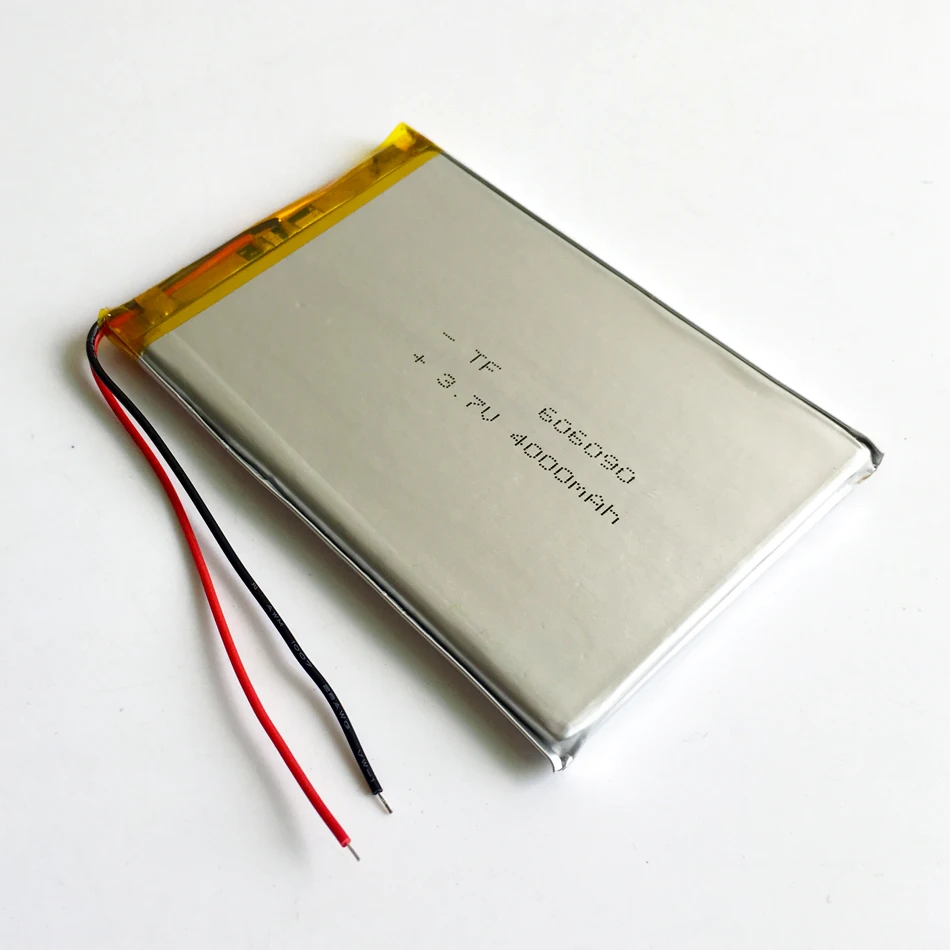 Литий полимерная аккумуляторная батарея 3 7 в 4000 мАч 606090 для GPS PSP DVD PAD E Book tablet pc power