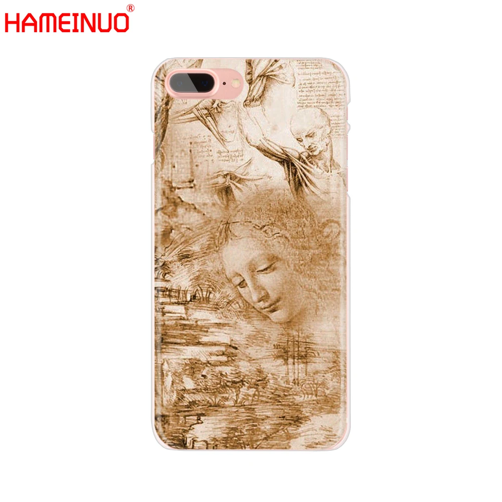 HAMEINUO Мона Лиза Леонардо да Винчи сотовый телефон чехол для iphone X 8 7 6 4 4s 5 5s SE 5c 6s