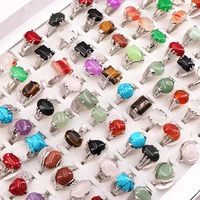 30 pcslot mix random color style stone alloy rings fashion jewelry women party ring wedding ring