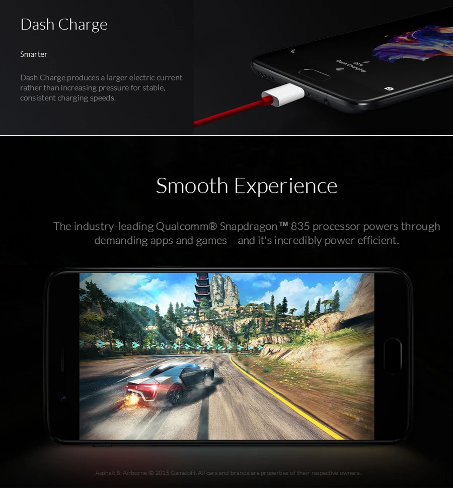 Oneplus 5, 6 ГБ ОЗУ, 64 Гб ПЗУ, Восьмиядерный процессор Snapdragon 835, Android Dash, зарядка, Распознавание отпечатков пальцев, один плюс мобильный телефон