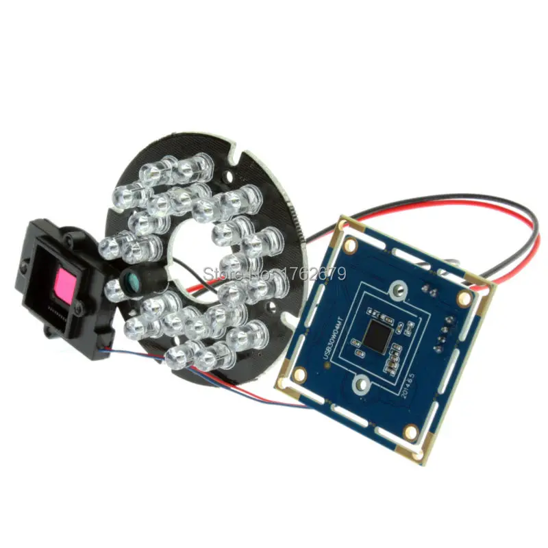 VGA OV7725 дешевая камера видеонаблюдения с ночным видением мини-модуль usb для