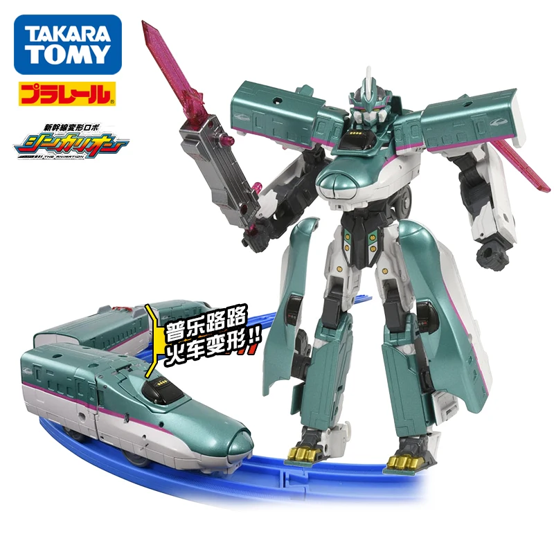 Takara Tomy Plarail Shinkansen Shinkarion E5 Hayabusa деформационный робот DXS01 фигурка игрушка поезд