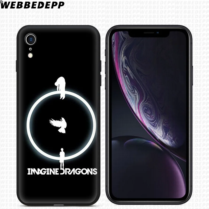 WEBBEDEPP Imagine Dragons Band Мягкий силиконовый чехол для iPhone 11 Pro Xr Xs Max X или 10 8 7 6 6S Plus 5 5S SE Case |
