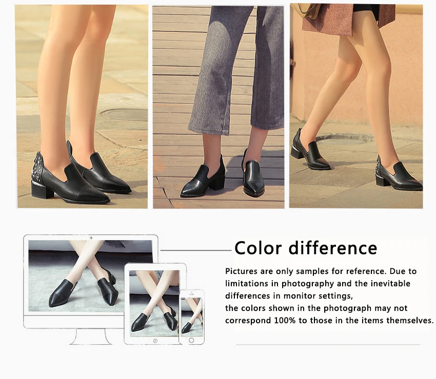 Dousin Partin New Fashion Women Pumps Square Heel Pointd Toe Cow Leather Pu Classic Rivet fashion 35-39 women shoes | Обувь