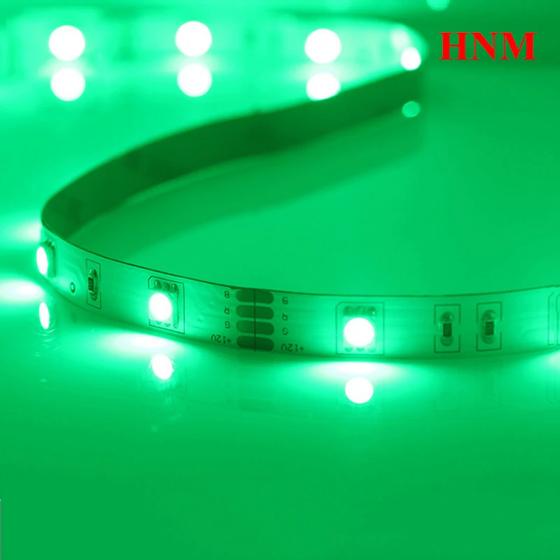 

5M 5050 30LEDs/m Green LED Strip Light Green Color SMD Flexible Tape LED Light Lamp SMD5050 DC12V White PCB Non-waterproof IP20