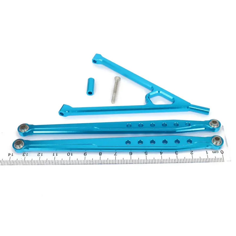 RCAWD 1 комплект алюминиевых задних подвесных звеньев + Соединительные звенья шасси