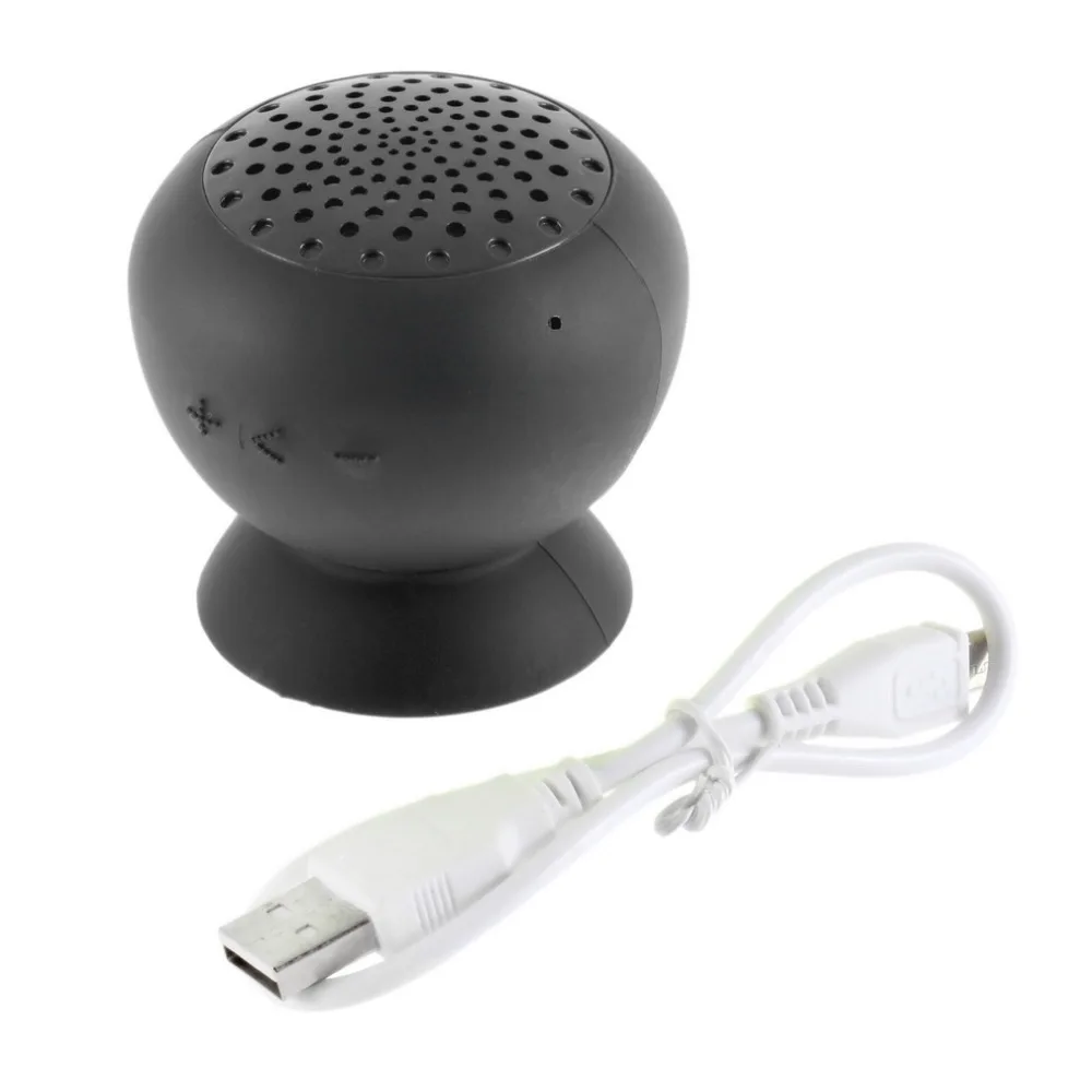 1x Гриб Мини Беспроводная связь Bluetooth Speaker waterdichte siliconen присоски громкой связи