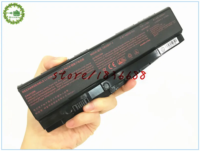 GYIYGY 10 8 В 47Wh 4200 мАч N850BAT 6 Аккумулятор для ноутбука Clevo N850S N870HC N850CH N850HJ N870HJ 87