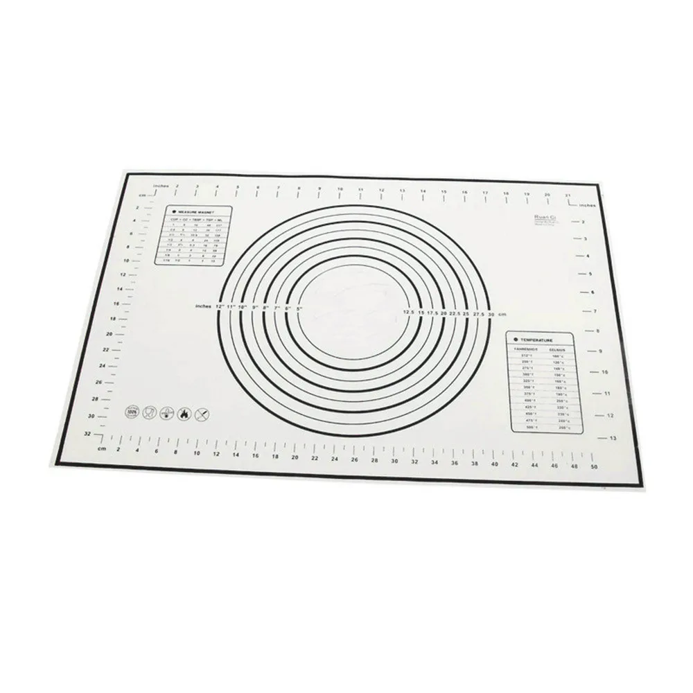 Silicone Baking Mat Kneading Dough Thickening Large Rolling Pastry Bakeware Table Pads Cooking Tools#20 | Дом и сад