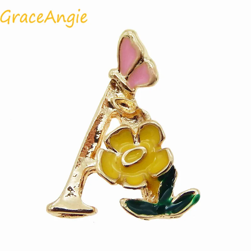 GraceAngie 26 шт./упак. A-Z Подвески с английскими буквами букв милый романтичный