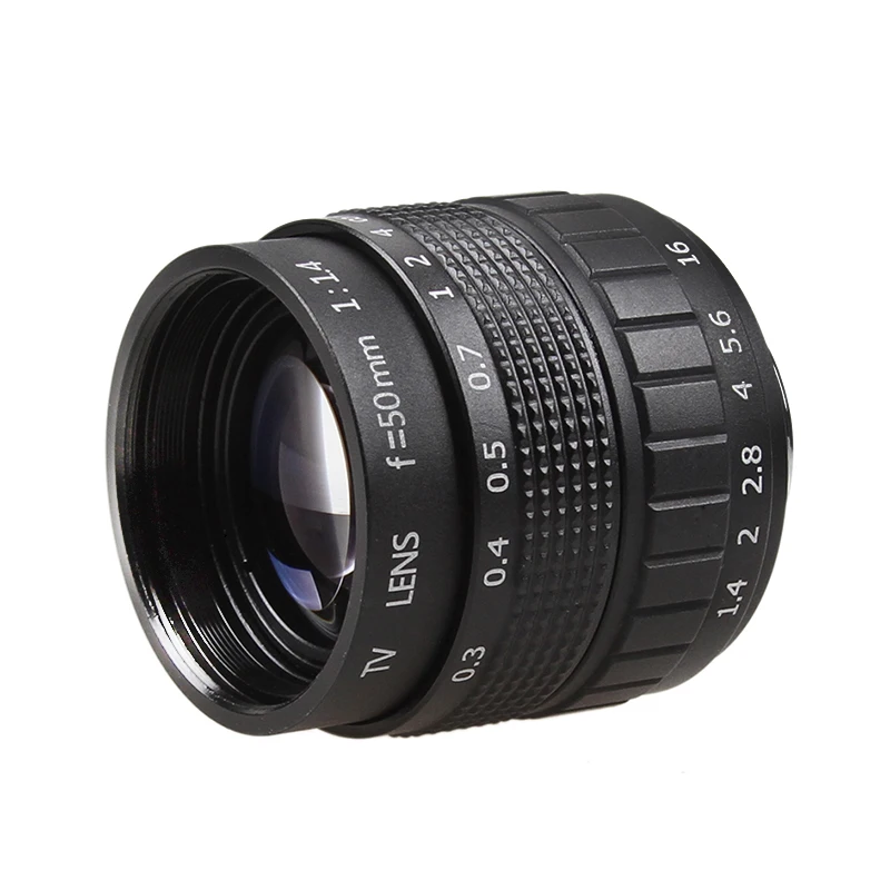 Объектив для ТВ и C-NEX Fujian 50 мм F1.4 CC + крепление SONY E Mount NEX3 NEX6 NEX7 A6500 A6300 A6000 A5000 |