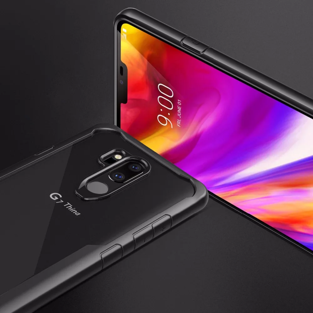 VBNM чехол для LG G7 ThinQ случаях Ударопрочный силиконовый телефона прозрачная задняя