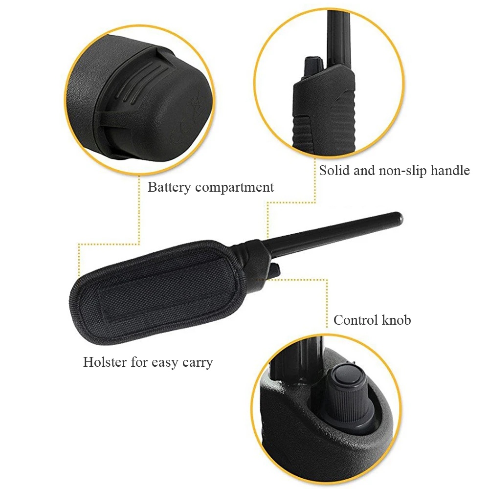 Ручной металлоискатель Pinpointer + кобура Охота за сокровищами незаземляющий