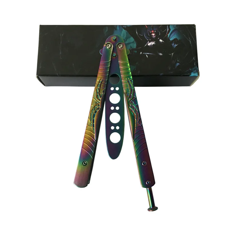 1 шт. Новый тренировочный нож балисонг бабочка инструмент складной не острый