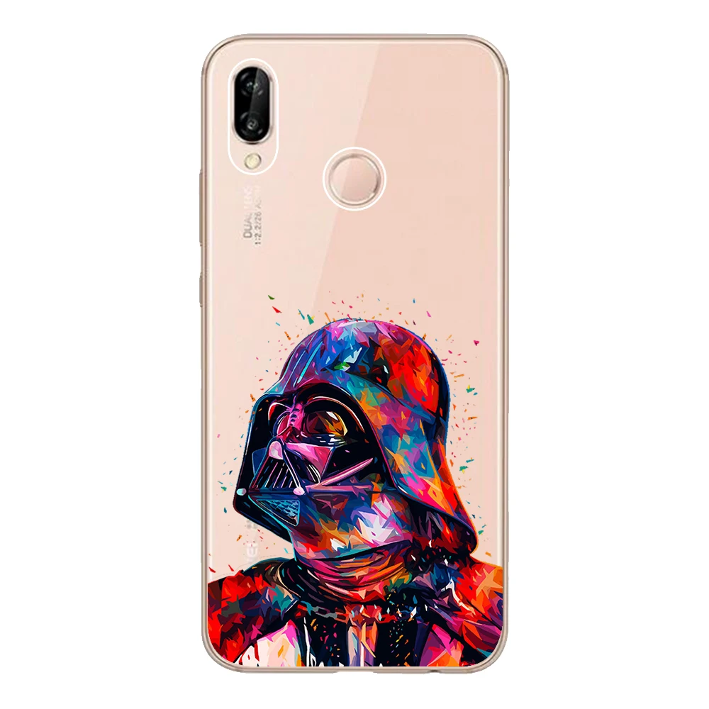 Для Huawei P20 Lite чехол 5 84 &quotМягкий ТПУ силиконовый Nova 3e Coque WALL-E Звездные войны Warrior Funda