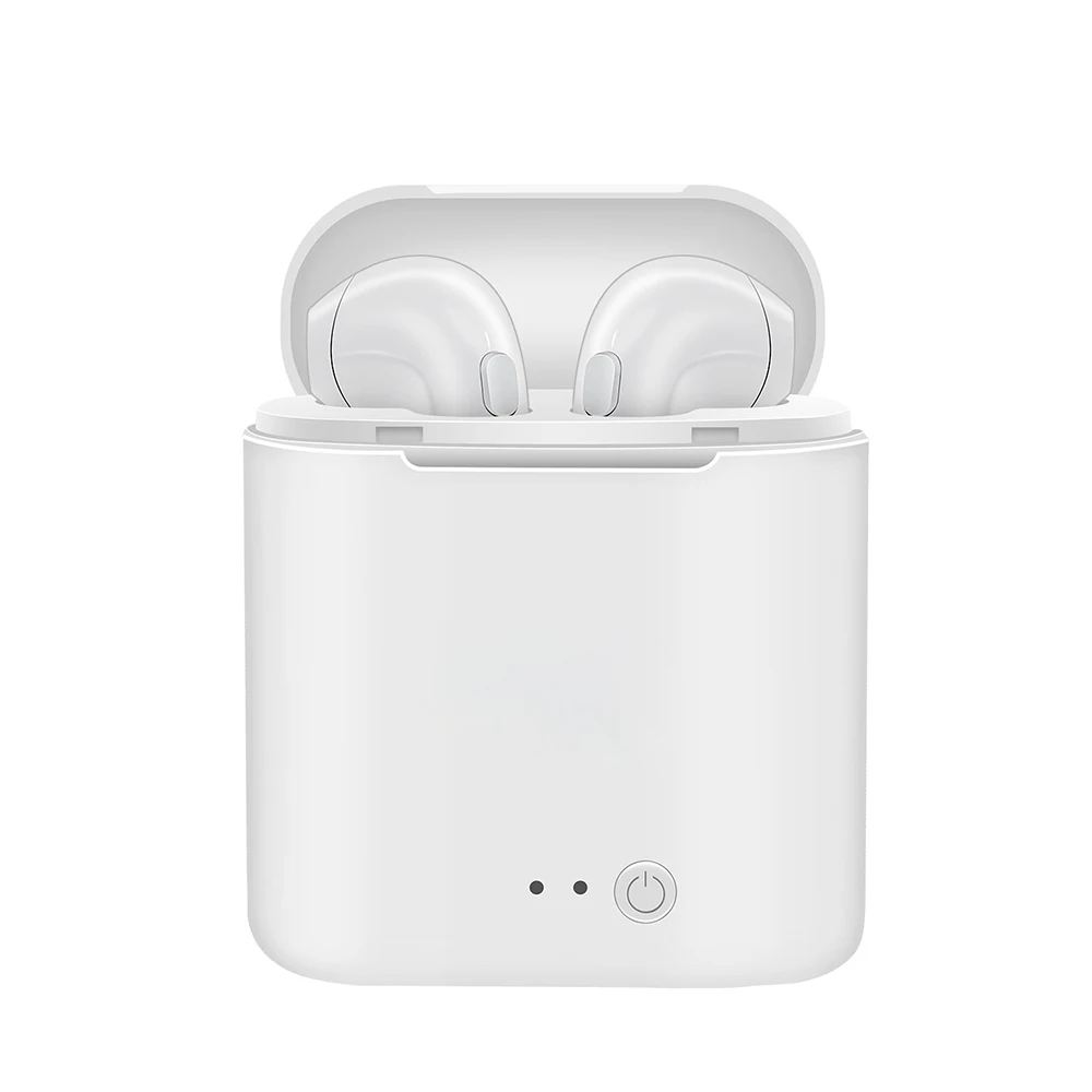 I7s TWS, мини беспроводные Bluetooth наушники, стерео наушники, гарнитура с зарядным устройством, микрофон для i7 TWS, Iphone, Xiaomi, всех смартфонов - Цвет: i7-WW-7