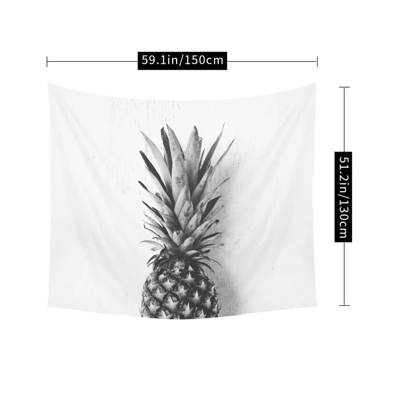 Pineapple Tapestry Mandala Wall Hanging Indian Decor Hippie Tapestries Bohemian Throw | Дом и сад