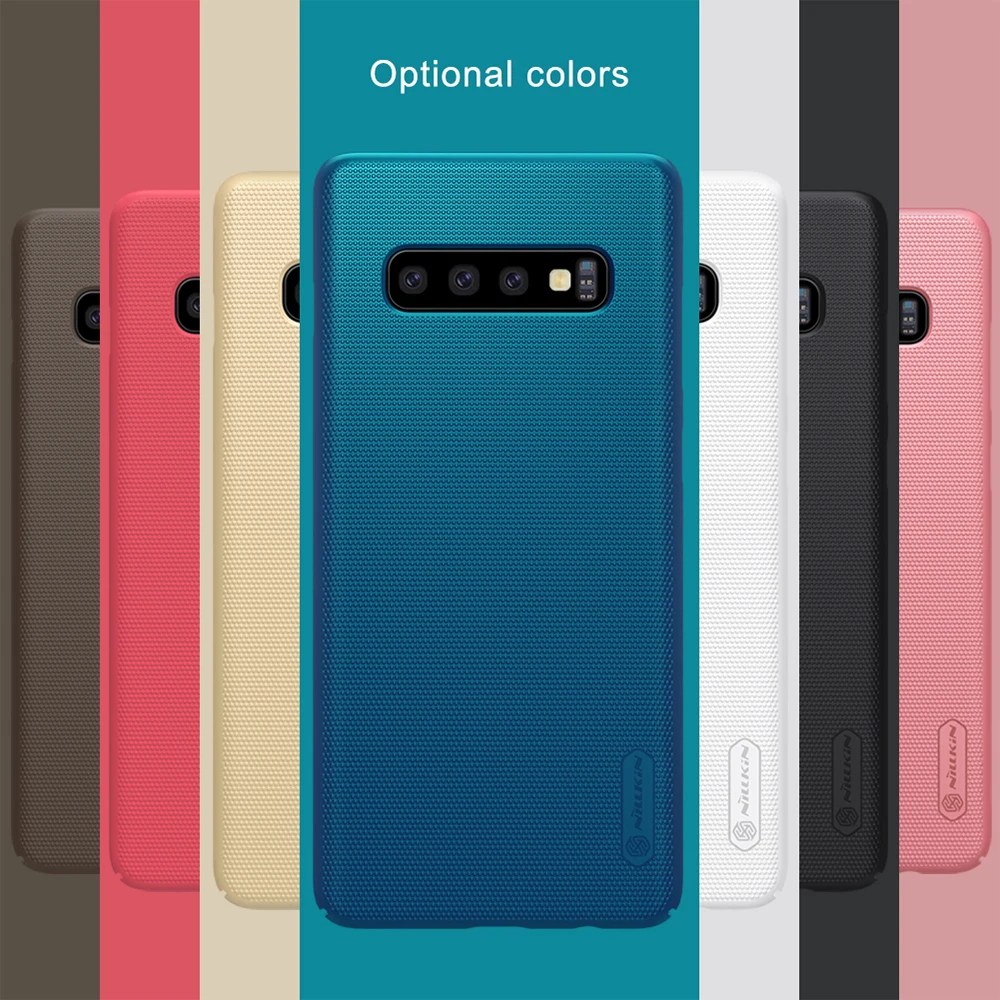 Nillkin для samsung Galaxy S10 5G Plus S10e чехол жесткий матовый PC защитный щит задняя крышка ж/подарок держатель телефона