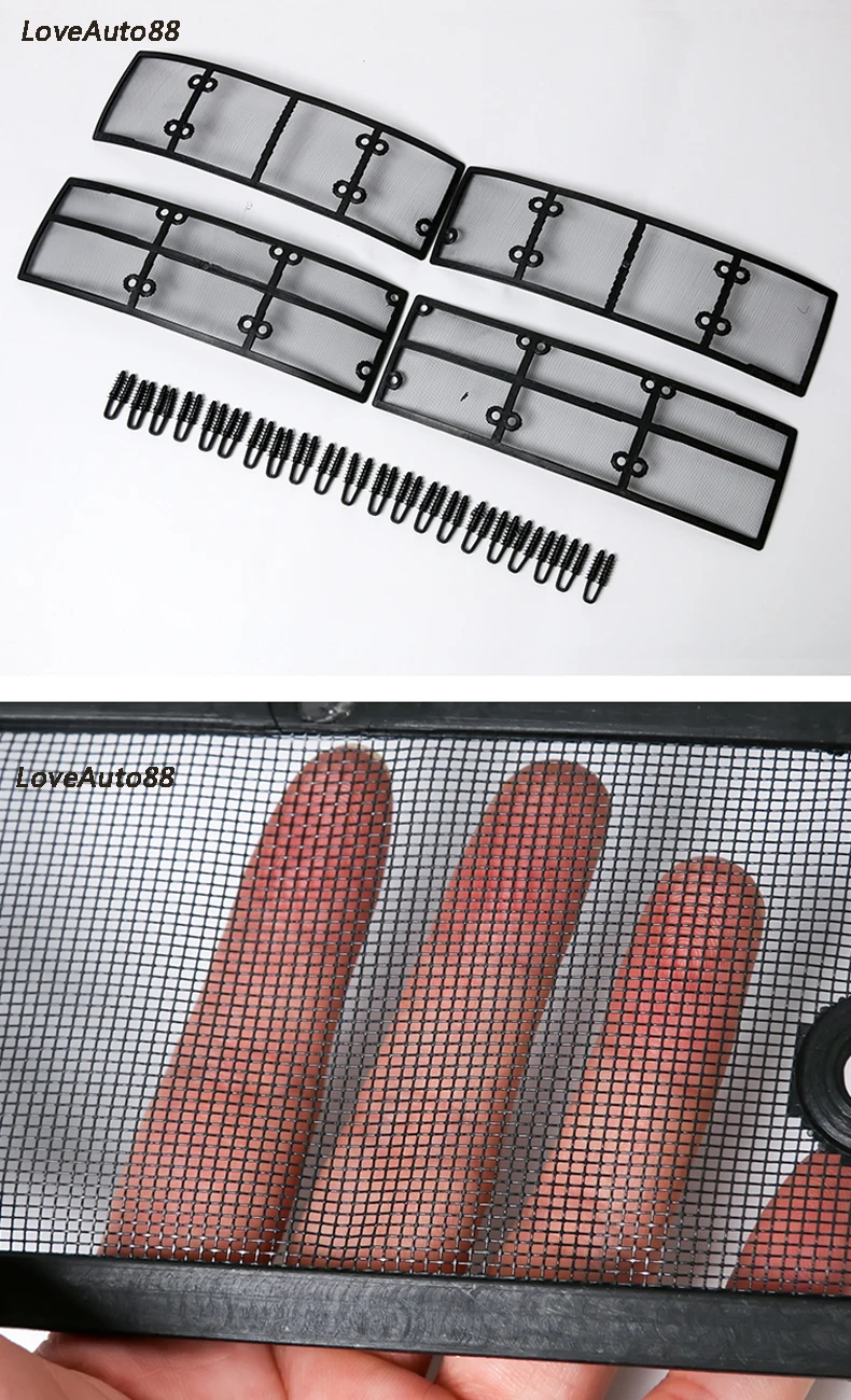 Car Insect Screening Mesh Front Grille Insert Net Front Insect Screening Mesh Net Grille For Toyota RAV4 RAV-4