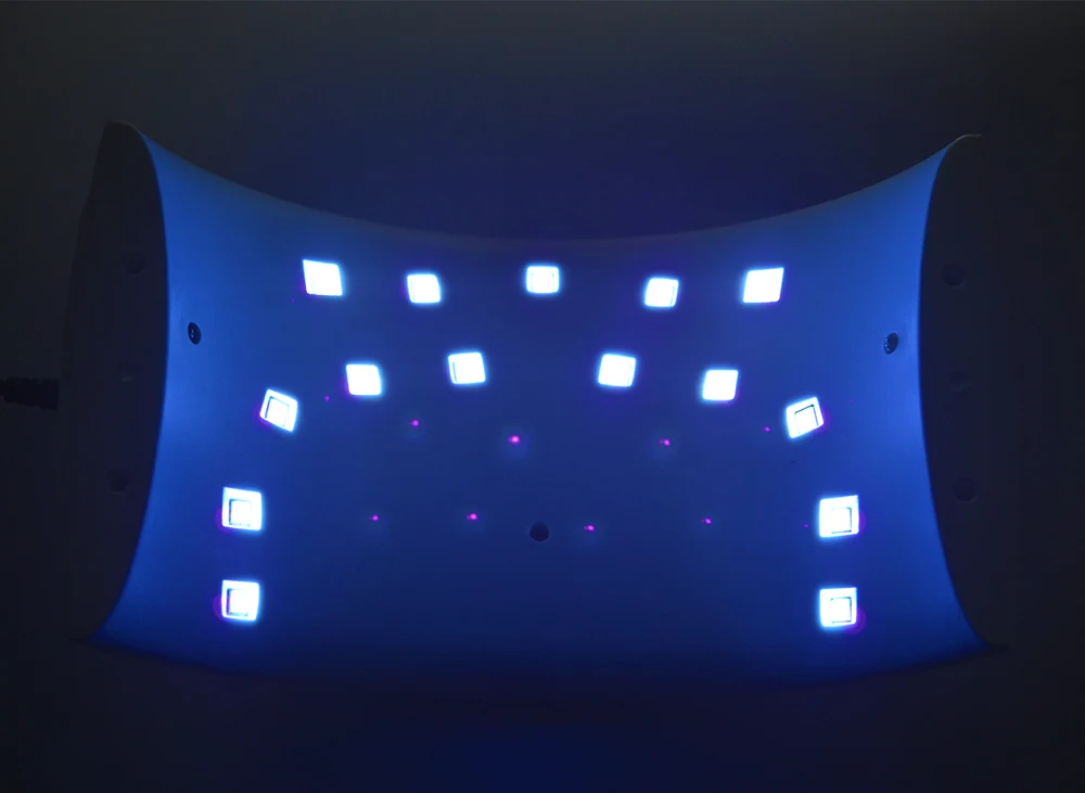 24 Вт УФ лампа для сушки ногтей светодиодные лампы гель лака отверждения двойной