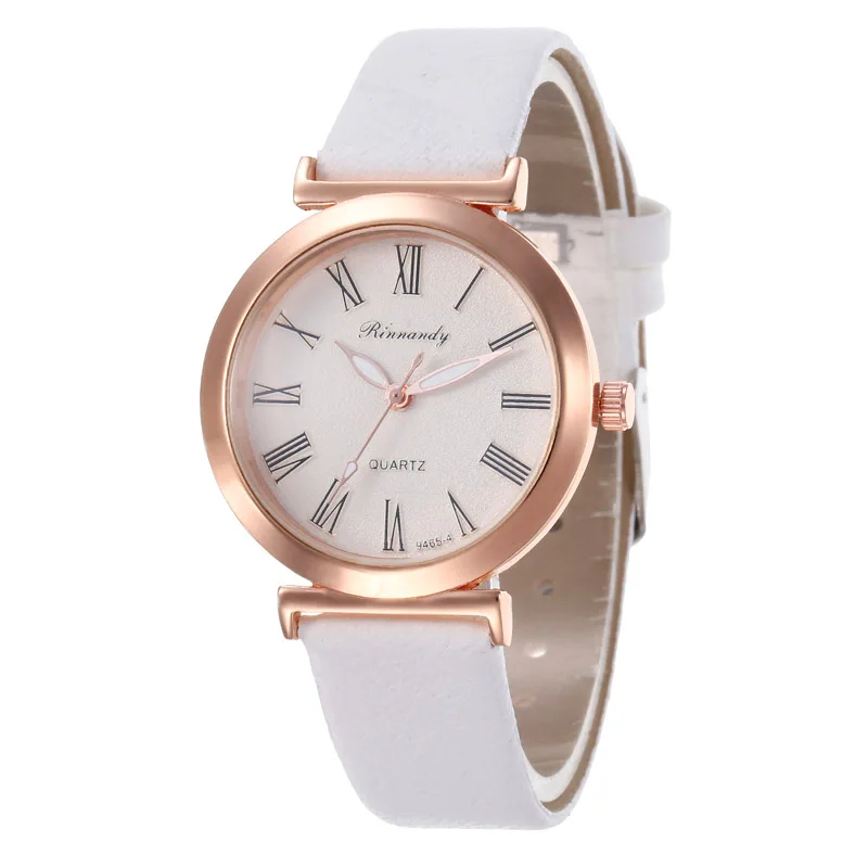 WJ 8549 Reloj Mujer 2019 Модные Простые Женские часы кожаные кварцевые Роскошные наручные