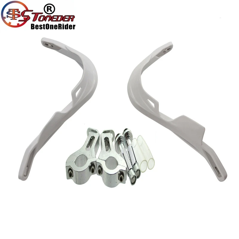Белая ручная защита STONEDER 7/8 &quot22 мм для руля щетка мотоцикла Pit Dirt Bike Enduro ATV Quad