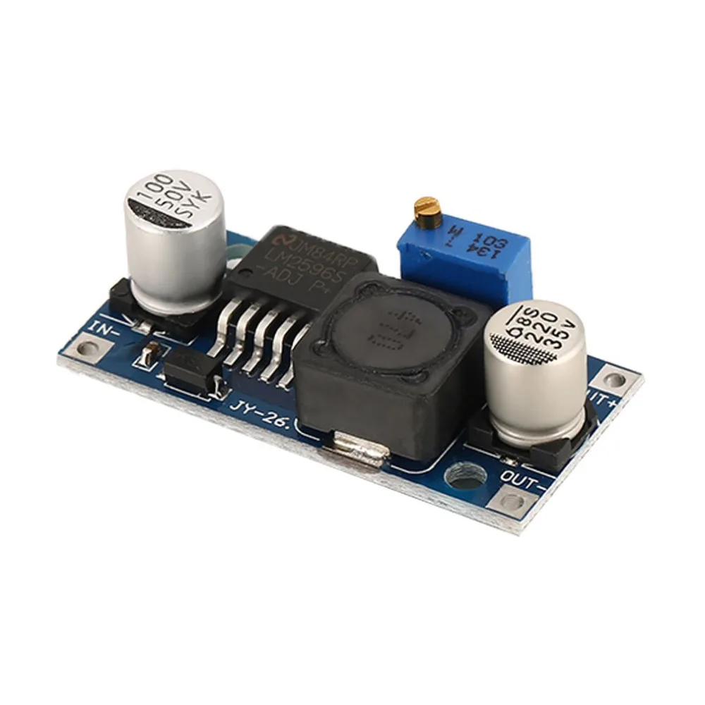 LM2596S DC-DC Buck module 4.5-40V 3A adjustable step-down power Supply Constant voltage Module over LM257 | Инструменты