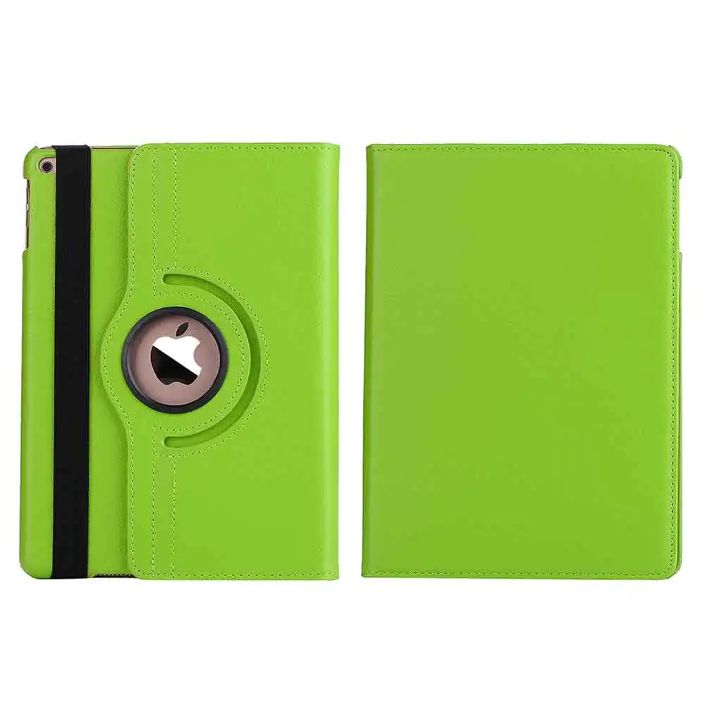 Green 360 Вращающийся Защитный чехол для iPad 2/3/4 Чехол(9,7 дюйма старого образца) Folio кожаный Fundas со стилями ручка+ защитная пленка на экран - Цвет: Green