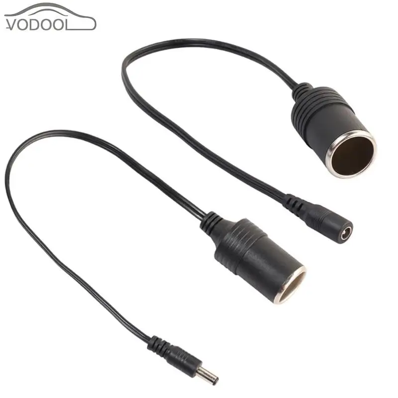 VODOOL 40 см DC 5,5x2,1 мм Мужской Женский для автомобильного прикуривателя гнездо питания вилка кабель Шнур зарядное устройство адаптер провода
