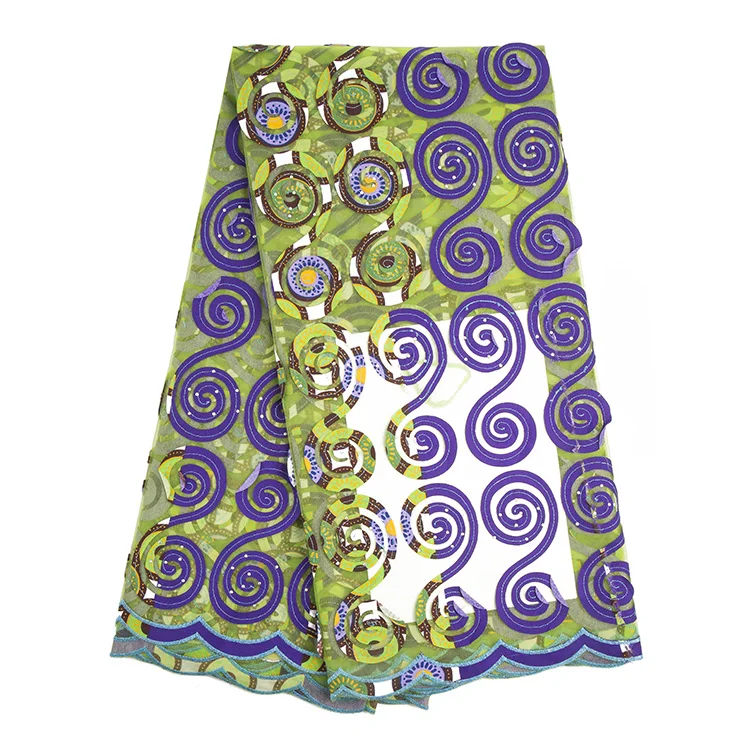 5 ярдов/серия африканский гипюр Воск Ткань с Кружево высокое качество в