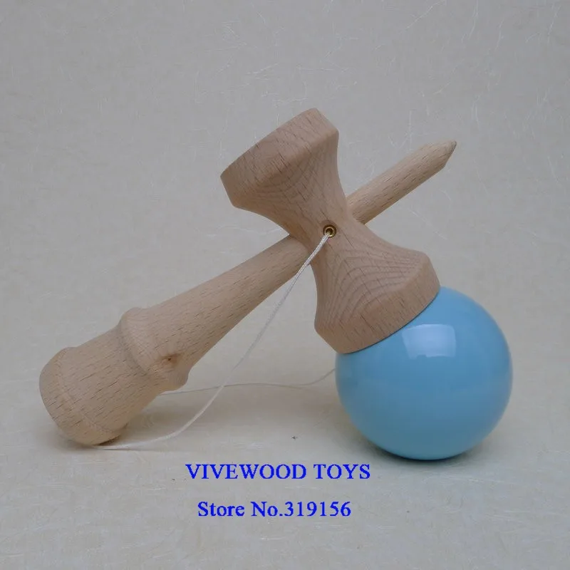 Глянцевая Kendama с полиуретановым покрытием краски, традиционный Kendama, стандартный 18 см, 10 цветов на выбор, Классический PU Kendama, дешевле Kendama