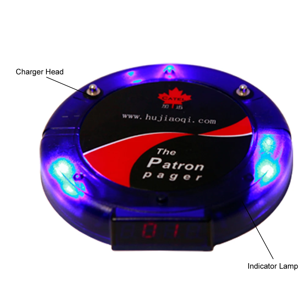 Беспроводной гостевой пейджинговой системы/массового обслуживания системы 4 шт.