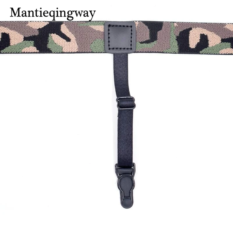Mantieqingway камуфляж рубашки держатели для мужчин Wo s сексуальные подвязки мода