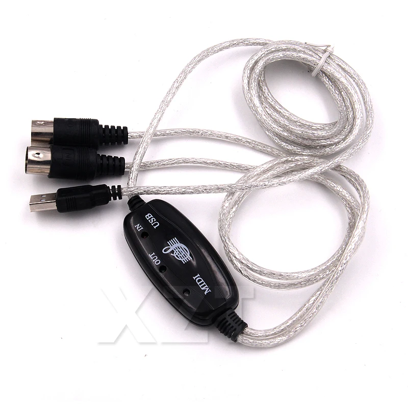 MIDI кабель для USB конвертер Профессиональный интерфейс аудио Музыка клавиатуры ПК