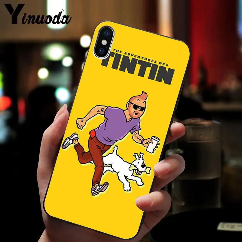 A6 Yinuoda «Приключения Тинтина» Новинка чехол для телефона Fundas чехол для Apple iPhone 8 7 6 6S Plus X XS MAX 5 5S SE XR чехол - Цвет: A6