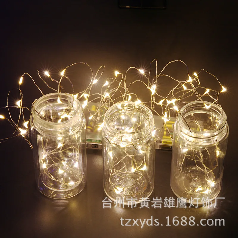 

2020 New Arrival Direct Selling Led Lights Flashing Light Holiday Products Outdoor Decoration Lamp String Battery Copper Stars