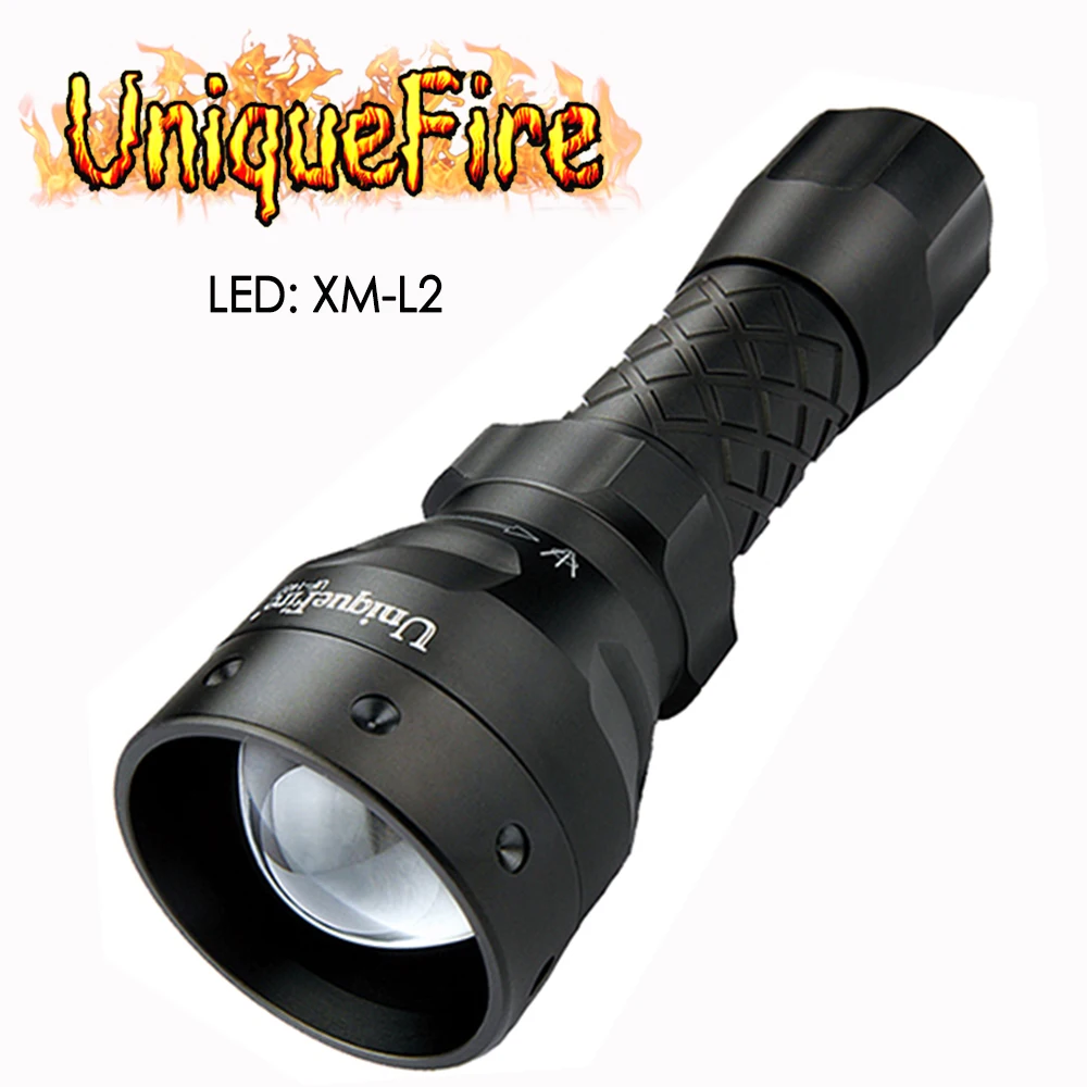 UniqueFire UF 1407 XM L2 1200LM светодиодный фонарик 5 режимов яркость лампы Водонепроницаемый