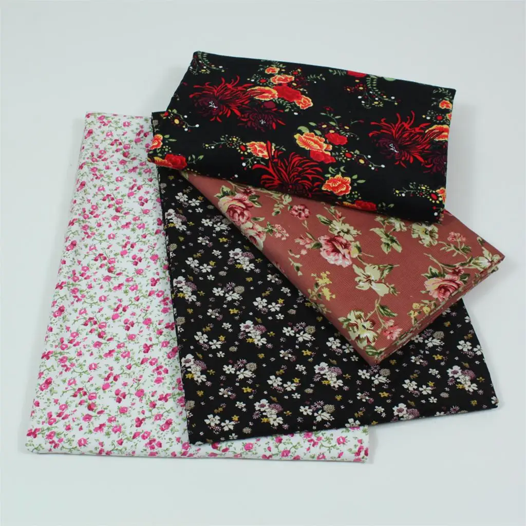 100% хлопок элегантная пасторальная Большая маленькая Цветочная тонкая