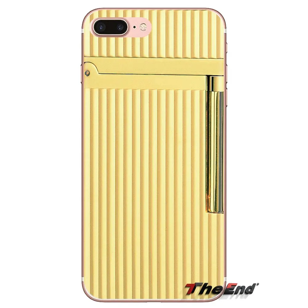 Прозрачная мягкая оболочка покрывает зажигалку арт S. T. Dupont для Huawei Mate Honor 4C 5C 5X 6X 7