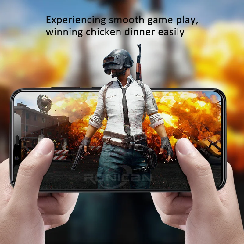 RONICAN 0 3 мм Тонкое защитное стекло с полным покрытием для Xiaomi 8 Lite защита экрана 3D