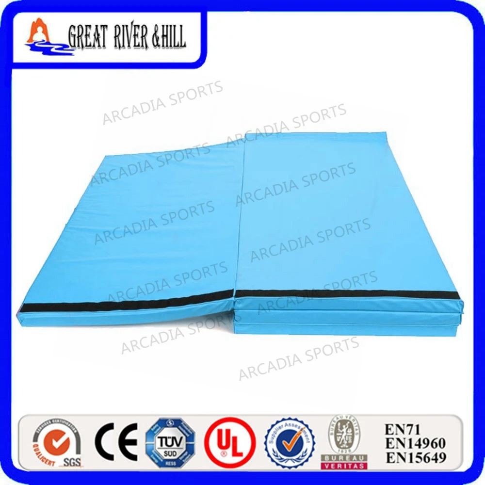 

4 panel gymnastic tumbling mat exercise mat thick padding mat 2.4mx1.2mx3cm