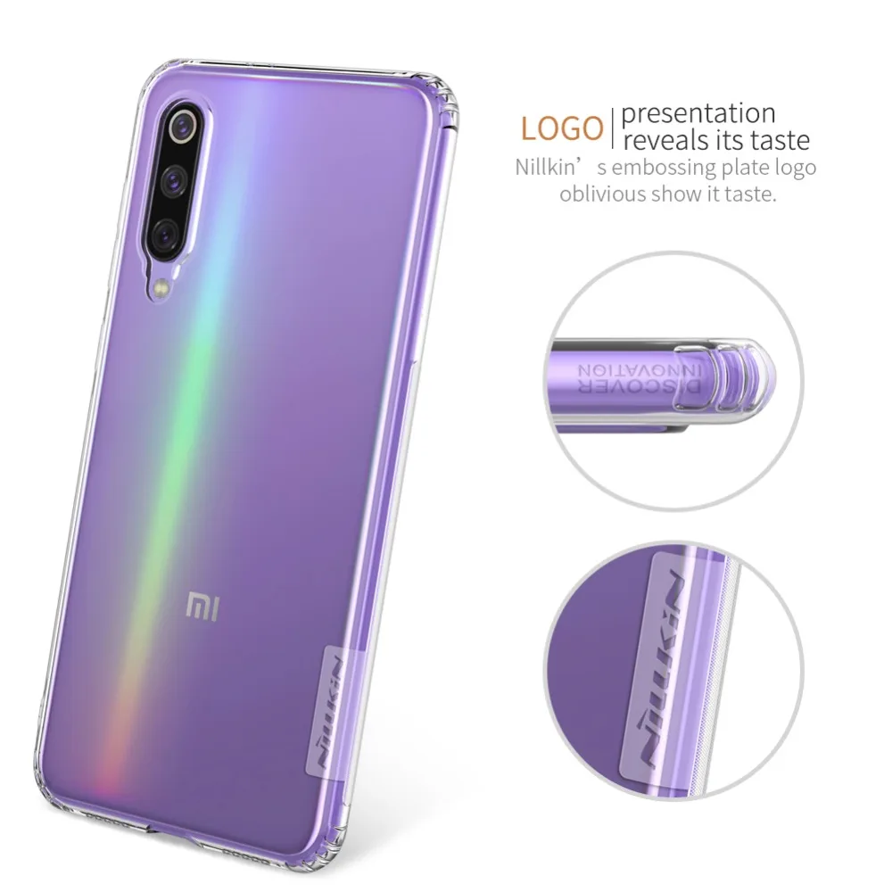 Xiaomi mi 9 SE NILLKIN Nature TPU Fundas чехол для Xiaomi mi 9 SE мягкая прозрачная Противоударная Силиконовая задняя крышка mi 9 SE